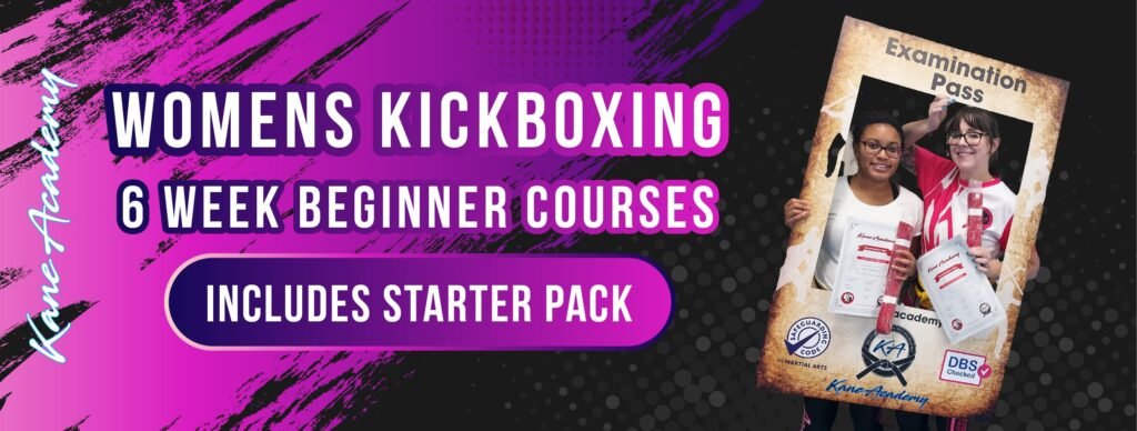 Womens Kickboxing in Huddersfield. Female instructor.